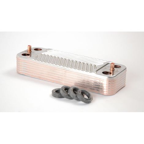 Diff – Échangeur thermique 14 plaques – Remplacement chaudière Chaffoteaux – Transfert thermique efficace – Compatible modèles Celtic, Centora, Nectra