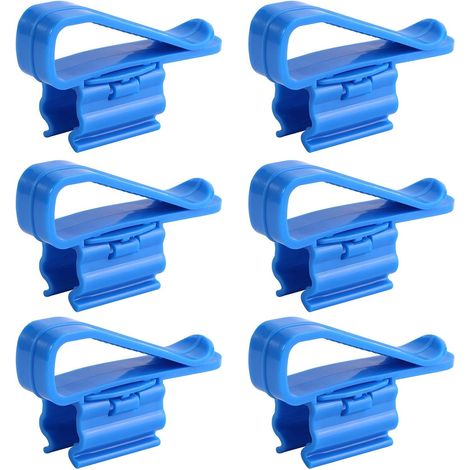 Support de tuyau d'aquarium, collier de serrage multifonctionnel en plastique pour l'installation et la fixation des tuyaux d'eau dans les aquariums et les bassins domestiques. (1/5)
