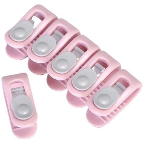 Ahlsen Nadelfreie Anti-Rutsch-Clips, 12 Stück Anti-Rutsch-Clips für Quilts, Befestigungselemente, Nadelfreie Anti-Rutsch-Befestigungsclips (1/5)