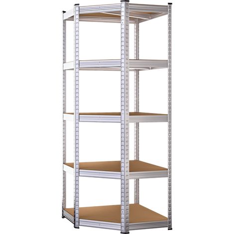 Heavy duty corner shelf 180x70x40cm 875kg capacity (1/5)