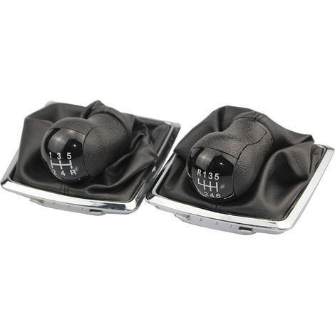 Kit de protection anti-poussière pour levier de vitesses Ford Focus, accessoires d'habitacle améliorés, kit noir 5 vitesses (une pièce), kit de protection anti-poussière noir pour Focus 5 vitesses