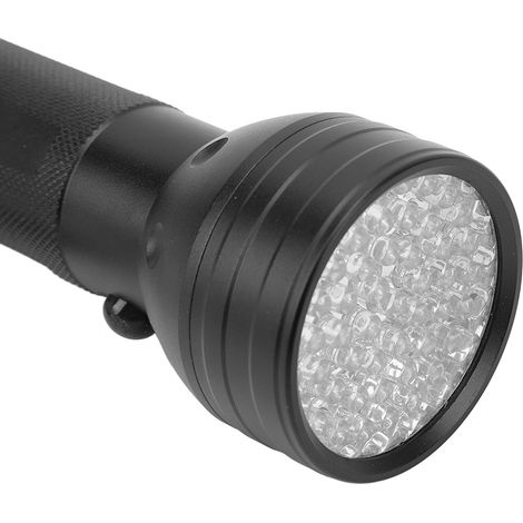 Lampe torche UV 51 LED puces lumineuses noire pour détection fluorescence urine animaux. (1/5)