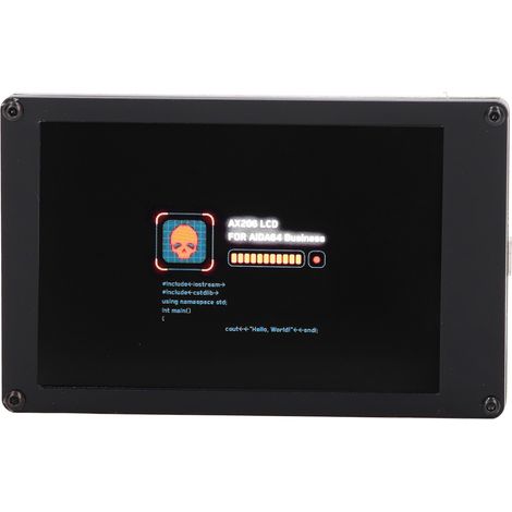 Écran LCD IPS secondaire 3,5 pouces avec câble d'alimentation USB, moniteur auxiliaire compatible Raspberry Pi (1/5)