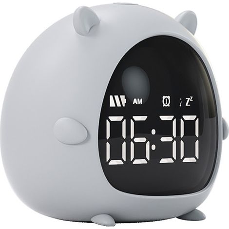 Réveil Enfant - Réveil Électronique avec Fonction Snooze et Affichage LED - Pour Chambre d'Enfant - 1 Pièce (1/5)