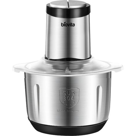 Hachoir électrique VORTEX-4L, 800 W, 4 lames en acier inoxydable, bol en acier inoxydable de 4 L (1/5)