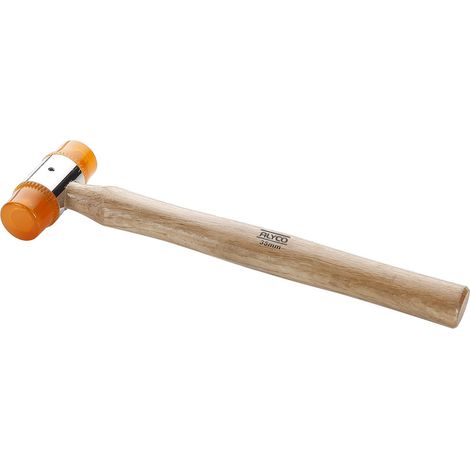 MARTILLO BOCAS PVC 40 MM MANGO MADERA ALYCO ORANGE