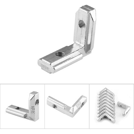 L-förmiges Aluminiumprofil-Inneneckverbinder aus Kohlenstoffstahl (EU-3030) (1/5)