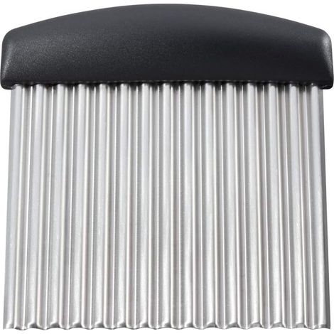 Coupe-Pommes De Terre Crinkle - Lame Ondulée En Acier Inoxydable - Pour Frites Maison Légumes Fromage Beurre - 1 Pièce (1/4)