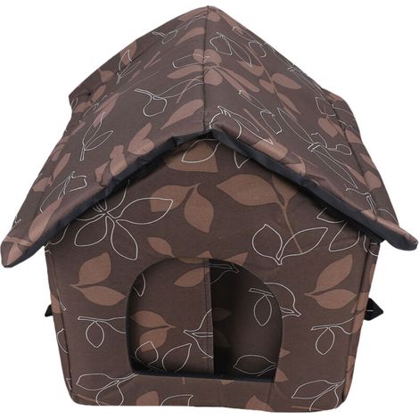 Outdoor cat house, waterproof fabric, weatherproof, pet shelter, outdoor pet house for dogs in winter (1/4)