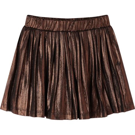 Jupe avec paillettes pour enfants cognac 128 (1/5)