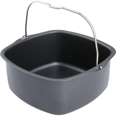 Moule à gâteau carré pour friteuse à air, format 7 pouces