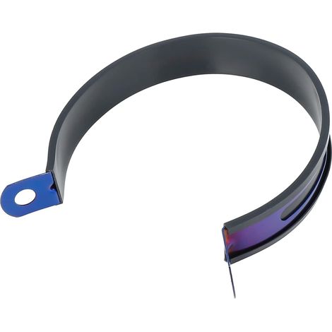 Moto Échappement Bas Tuyau Collier 100mm Joint Collier Inoxydable Acier (1/5)