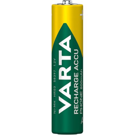 Pile rechargeable AAA/Micro, Ni/MH, 1,2 V (1/2)