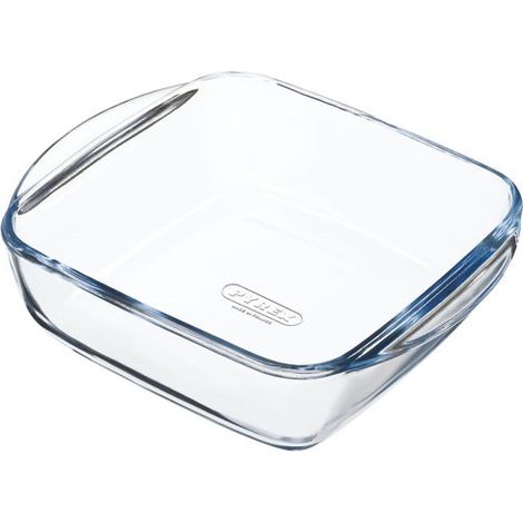 Fuente para air fryer - PYREX - 1450141 - Cuadrada - En vidrio borosilicato - 20 x 17 cm