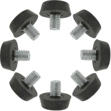 Patins de protection réglables M8 x 10 x 22 mm pour pieds de meubles, tables, bureaux et armoires (lot de 8) (1/5)