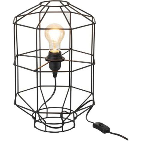 Lampe de Métal Noir 38 cm (1/2)