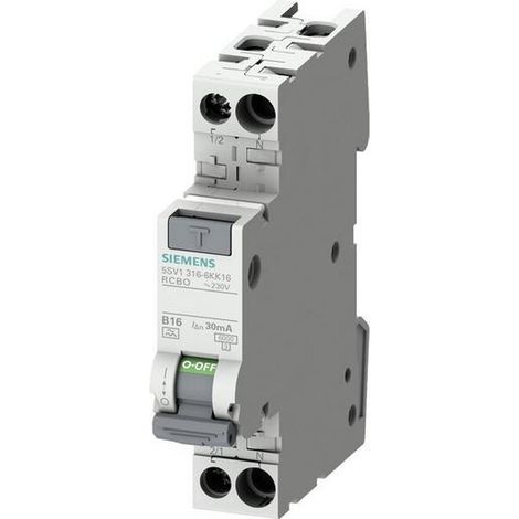 Siemens FI/LS 1P+N 6KA TYP A(G) C 16A (5SV13167LK16)