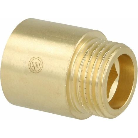 Rallonge de robinet 3/8'' x 25 mm laiton blanc