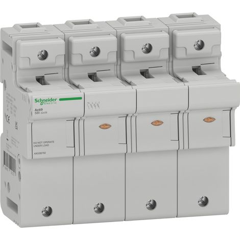 ACTI9 SBI PORTE-FUSIBLE 3P+N 125A POUR FUSIBLE 22X58MM SCHNEIDER A9GSB792