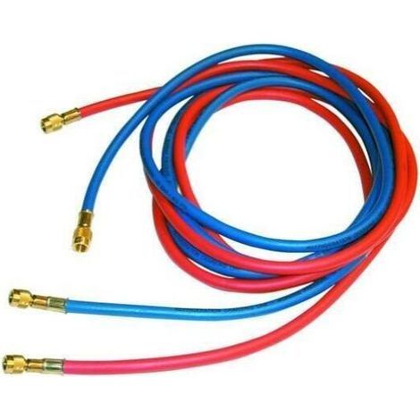 Tubo flessibile per vuoto e carica per gas R22, TR422B, R407C, R404A, R134A, R410A 11458