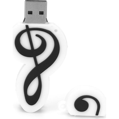 Weißer USB-Stick in Form einer Comic-Notiz, hohe Geschwindigkeit, große Speicherkapazität, 32 GB (1/5)