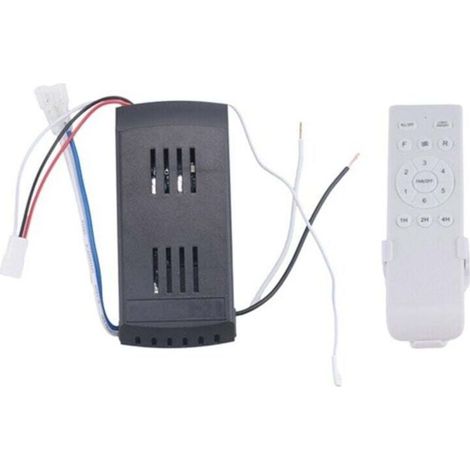 Kit telecomando universale per ventilatore da soffitto 40 W, 6 velocità, sincronizzazione con l’illuminazione CC