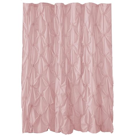 Rideau de douche à volants, rideau de salle de bain (rose) 180180cm (1/3)