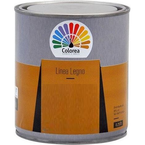Colorea impregnante vernice per legno castagno 2,5 lt anti muffe e funghi protegge e decora Castagno