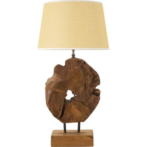 Lampe à Poser en Teck "Kepala" 69cm Marron (1/5)