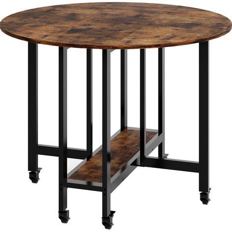 IDEALHOUSE Table À Manger Ronde Pliable (1/5)