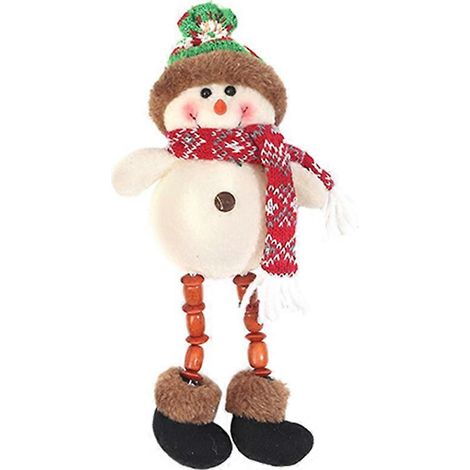 1 Stück LED-Weihnachtspuppen-Anhänger, Weihnachtsschmuck, Hängedekoration für Partys-28X9X7CM-White (1/2)