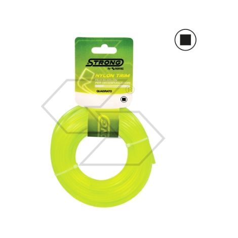 Alambre blíster para desbrozadora STRONG sección cuadrada Ø  3,0 mm longitud 15 m