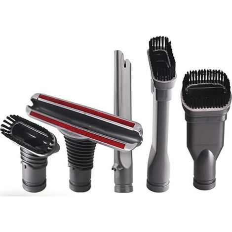 Kit de 5 Accessoires pour Aspirateur Dyson DC19/DC19 T2/DC20 - Brosses pour Meubles et Canapés, Adaptateur Complet et Outil pour Interstices Longs (1/4)