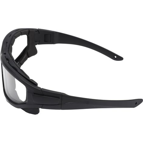 Beschlagfreie Doppelglas-Skibrille, kratzfest, stoßfest und UV-beständig, Augenschutz. Abnehmbare Brille mit Band, klar. (1/5)