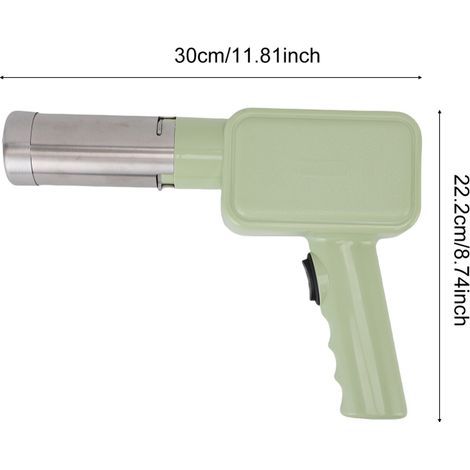 Machine à pâtes sans fil portable, avec 9 moules à pâtes, 2 outils pour saucisses, presse à pâtes automatique rechargeable pour pâtes maison (vert). (1/5)