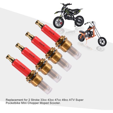 Kit moteur haute performance LIU.MW A7TC rouge en 4 pièces : compatible avec les générateurs, les tondeuses à gazon, les tracteurs, les pompes à eau, les karts et les moteurs à essence à quatre temps