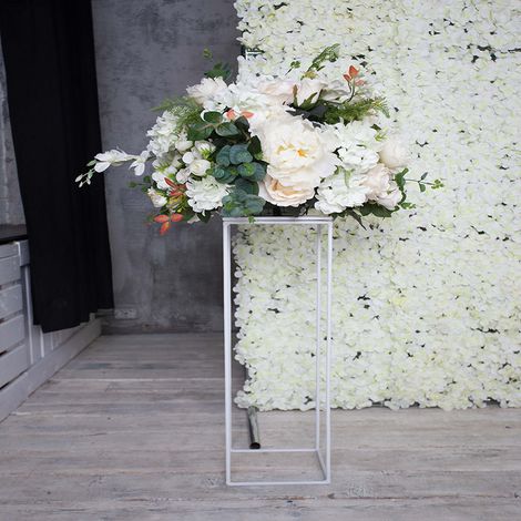 White Column Flower Stand for Wedding Decoration (1/5)