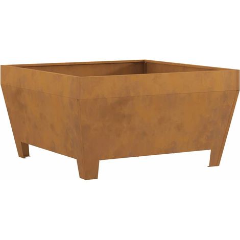 Braise Marron 80 x 80 x 43 cm Acier CFW287644 (1/5)