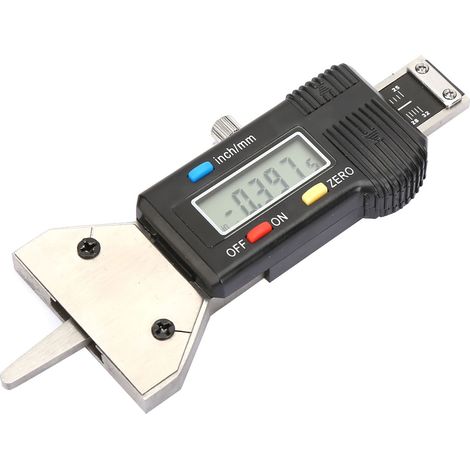Jauge de profondeur de sculpture numérique LCD 0-25 mm avec précision de 0,01 mm (1/5)