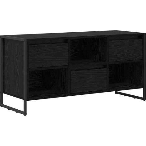 Maison Exclusive - Meuble TV Chêne noir 100 x 36 x 49,5 cm Bois d'ingénierie
