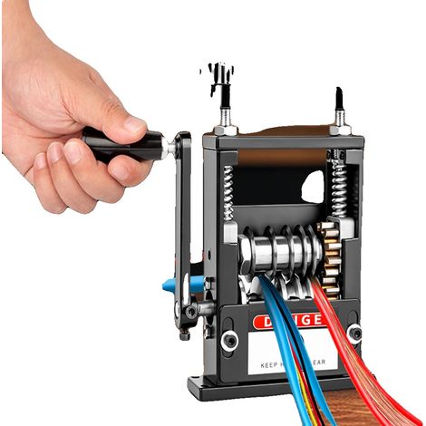 Máquina pelacables, funcionamiento manual y automático, cuchillas ajustables, negra 1 (1/2)
