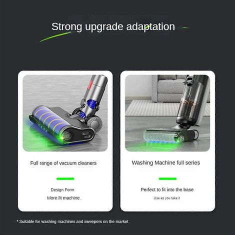 Aspirateur avec éclairage LED, affichage clair de la poussière, idéal pour animaux, gris, lampe de détection de saleté (1/5)