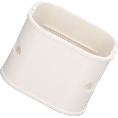Raccord droit 414 pour unités intérieures et extérieures, rainure décorative pour tuyau en cuivre, kit de cache-tuyau en PVC, accessoires pour tuyaux de climatisation (1/5)