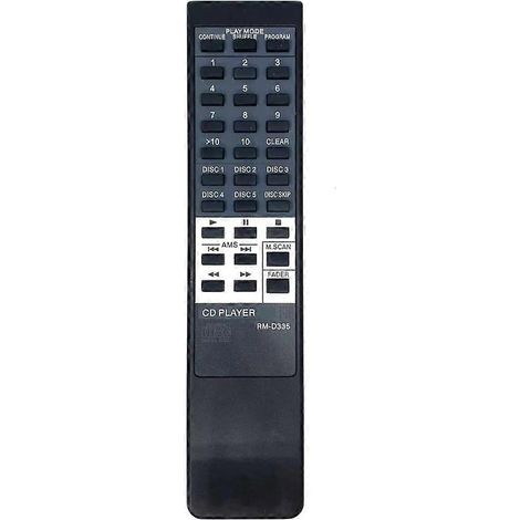Télécommande de remplacement RM-D335 compatible avec les lecteurs DVD/CD Sony CDP-C345M, CDP-C345, CDP-C245, CDP-C741, CDP-C365 et CDP-C265 (1/5)