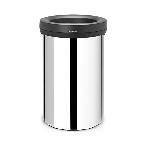 Pattumiera open top bin 60ltAcciaio lucido (1/4)