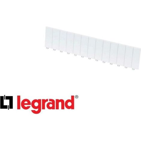 Obturateur modulaire - - Drivia - 13 modules - Blanc - 63 A (1/2)