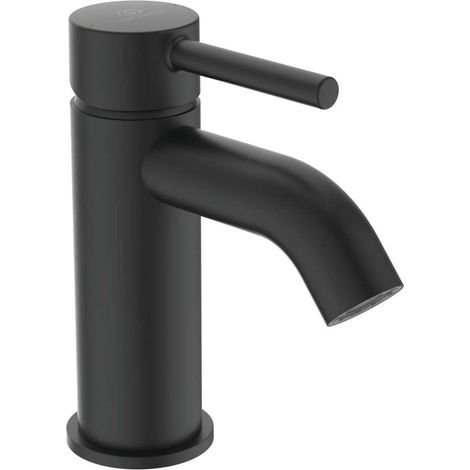 Ideal Standard CeraLine - Waschtischarmatur mit Ablaufgarnitur, schwarz BC193XG (1/9)