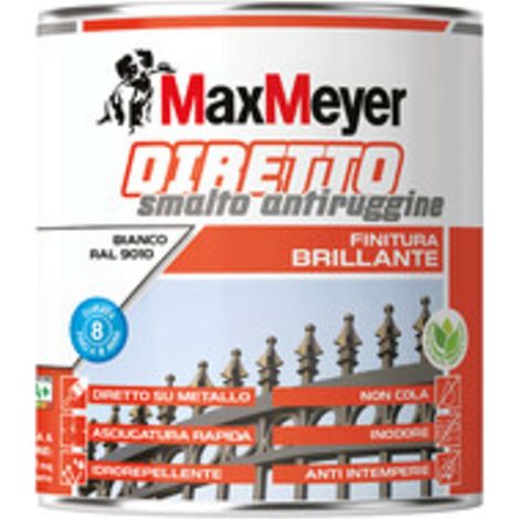 MAX DIRETTO ANTIRUG ACQUA ANTRACITE R7016 0,750 L - 4 pezzi