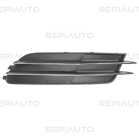 Grille de pare-choc avant droite noire moulure chromée Audi A6 4 (4G2-C7-4GC/4G5-C7-4GD) phase 1 2011-2014