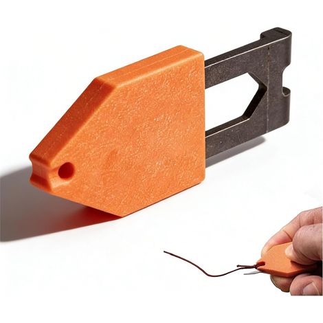 Crochet d'ancrage de Corde, Outil Crochet d'ancrage Ligne de Craie Portable, Conception D'opération À Une Main, Fixation Instantanée, Rapide Et Facile, pour Le Marquage des Cloisons Sèches Menuis 1pc (1/5)